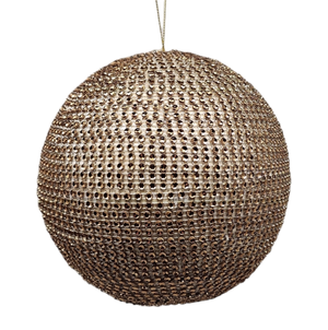 Mirror Sequin Oversized Ball Ornament -