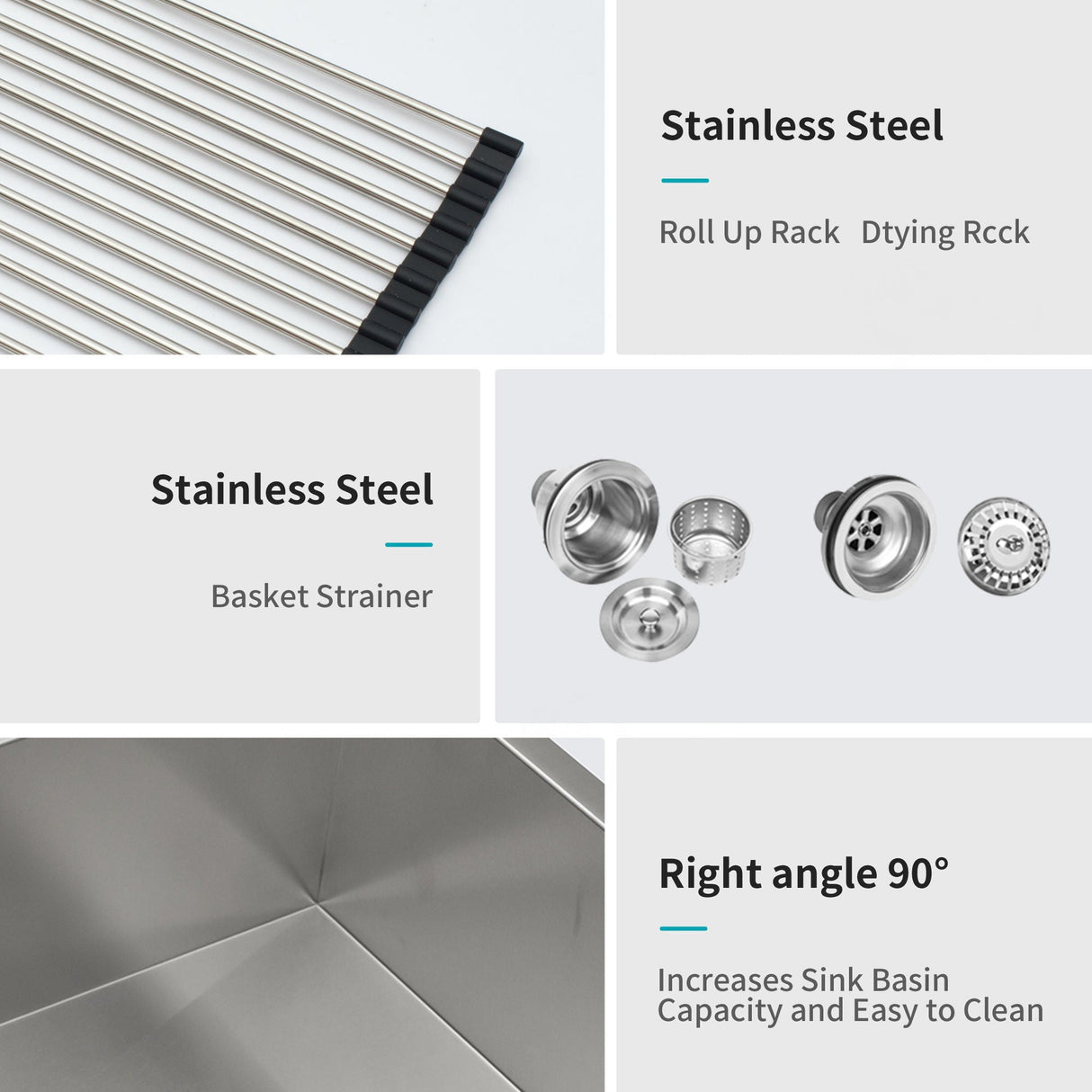 Modern Double Bowl Undermount Sink Design With 10" Deep Basins