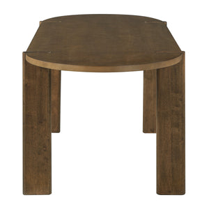 Modern Wooden Dining Table for 4 to 6 People, 71" Large