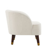 Upholstered Barrel Accent Chair