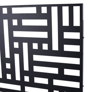 Decorative Freestanding Metal Privacy Screen For Indoor & Outdoor Use