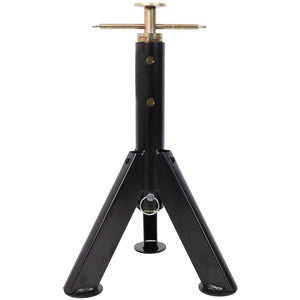 RV Adjustable Telescoping Stabilizer Jack Stand Supports Stabilizer, 16" To 30" (Set of 2) - Black
