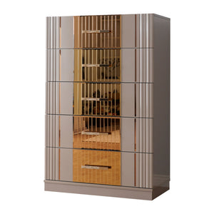 Lorenzo - 5 Drawer Chest - Gray