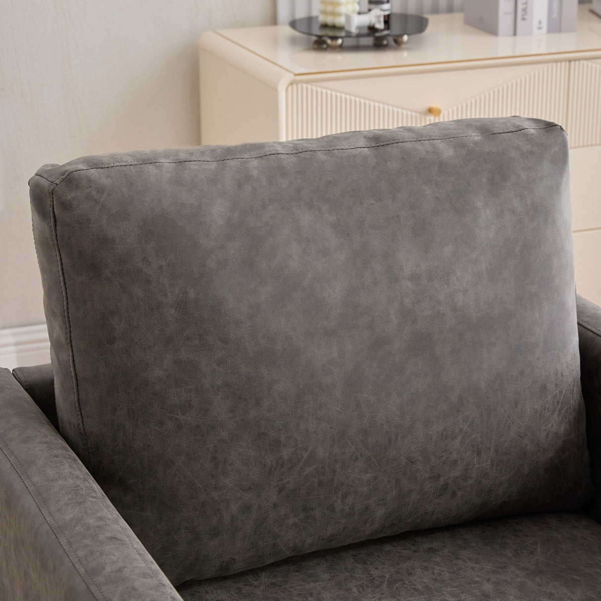 Thornfield Upholstered Square Swivel Accent Chair