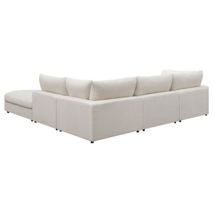 Serene 5-piece Upholstered Modular Sectional Sofa Beige
