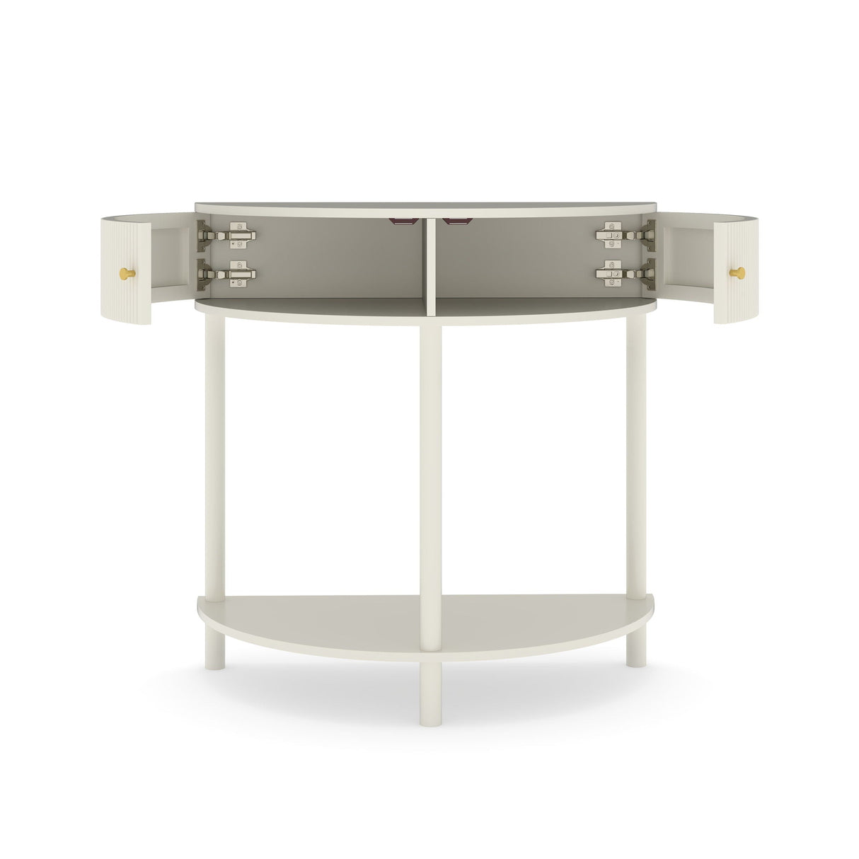 Demi Lune - Console Table With 2 Storage Drawers