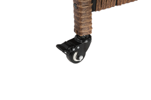 Outdoor Wicker Bar Cart