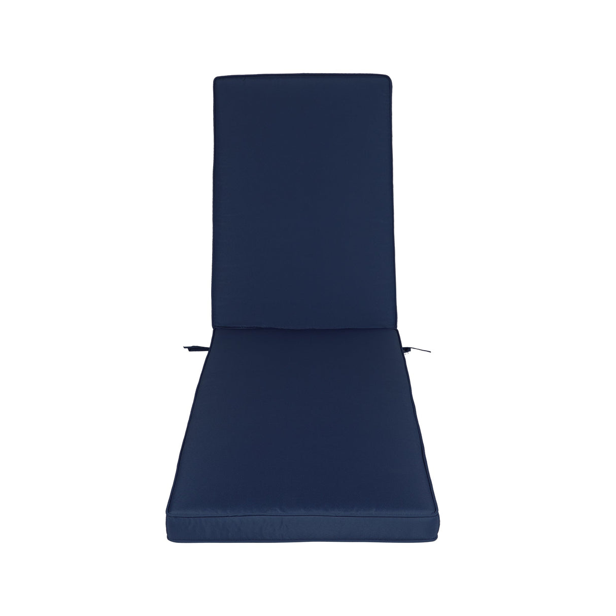 Outdoor Chaise Lounge Chair Cushion - Navy Blue Polyester