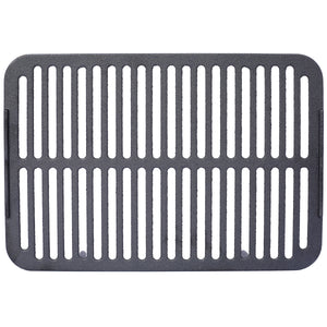 Oval Cast Iron Grill with Enamel Coating - Charcoal Tabletop Skillet