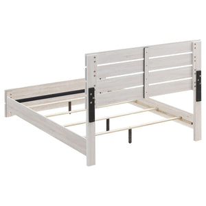 Geary - 4 Piece King Panel Bedroom Set With 2 Nightstands And Dresser - White
