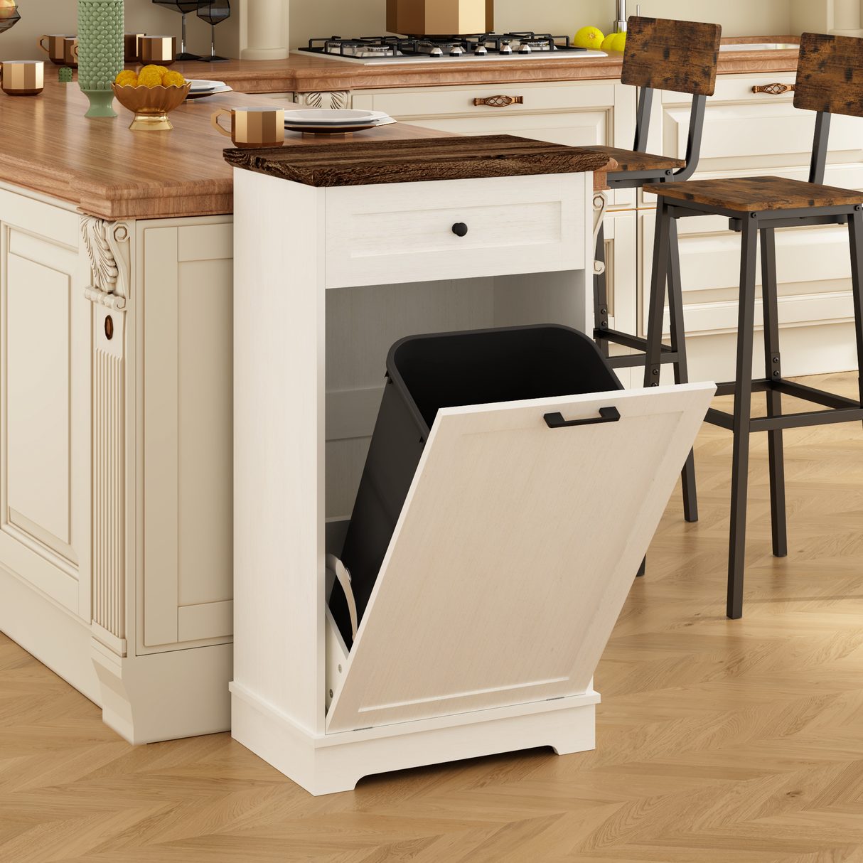 13 Gallon Tilt Out Trash Cabinet