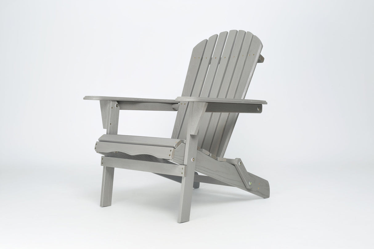 Classic Embossed Grain Adirondack Chair Set of 2