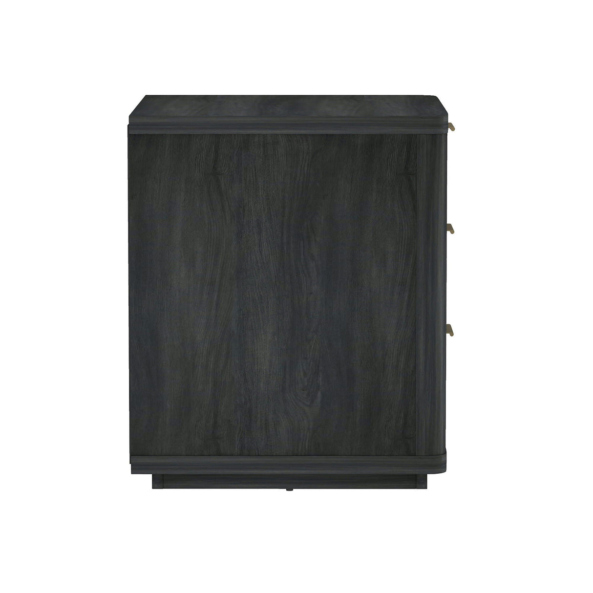 Evelyn - Nightstand With 3 Drawers, Smooth Rounded Edges