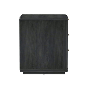 Evelyn - Nightstand With 3 Drawers, Smooth Rounded Edges