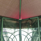Gazebo tent with double roof & mosquito net