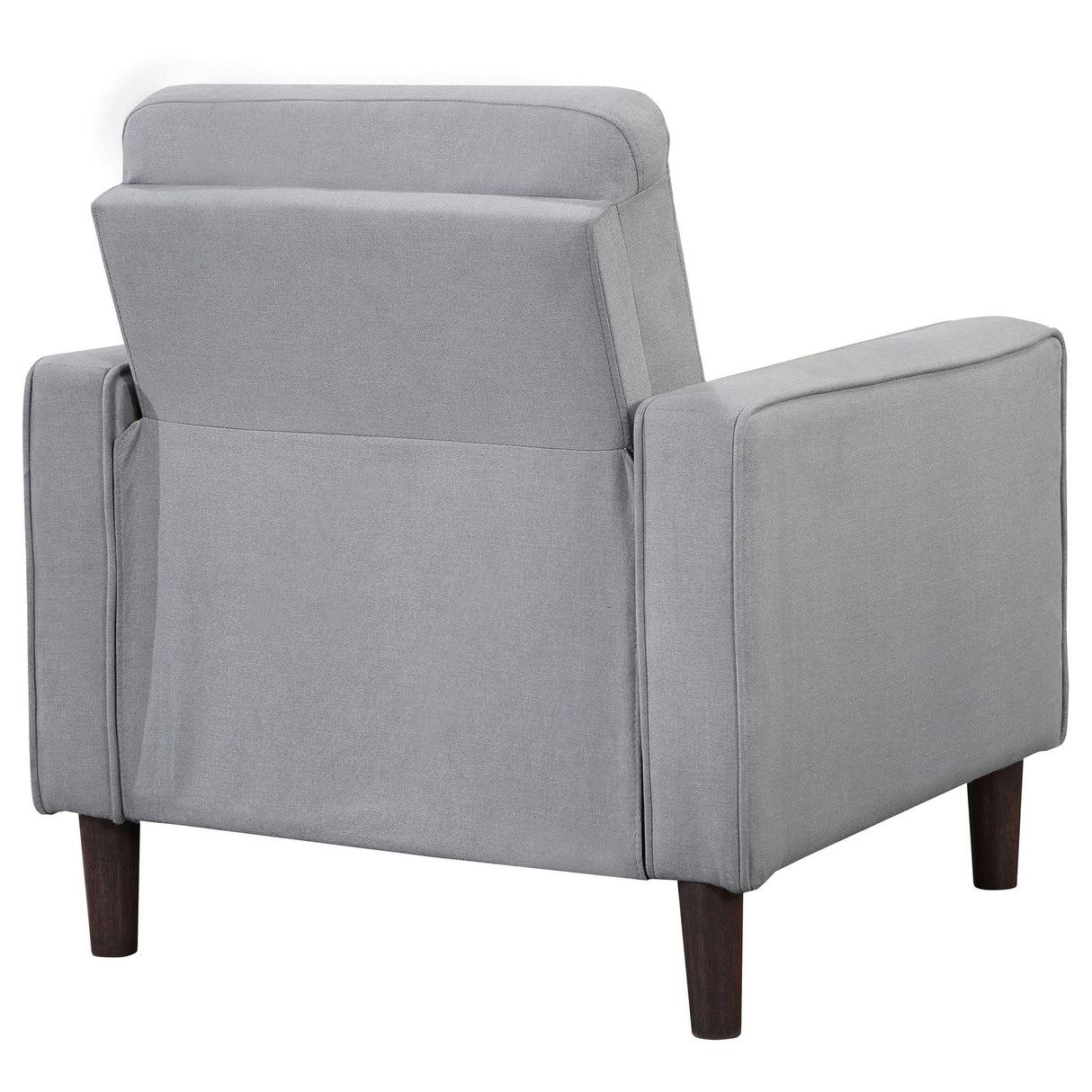 Harvey - Upholstered Tufted Accent Chair - Gray