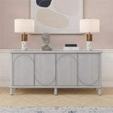 Selena - Credenza - Rustic White