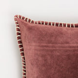 Olivia Stonewashed Velvet Pillow – 19" Square