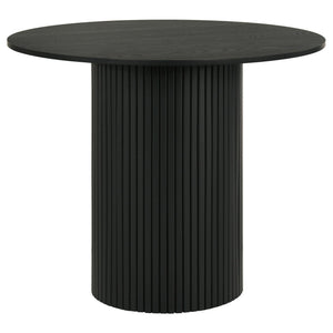 Hamlyn 5-piece Round Wood Counter Height Dining Set Black