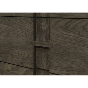 Glenmoor - 3 Drawer Server With 2 Cabinets - Dark Gray