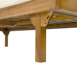 Claremont 3-seater daybed, beige