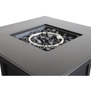 Powdercoated Fire Pit With Top