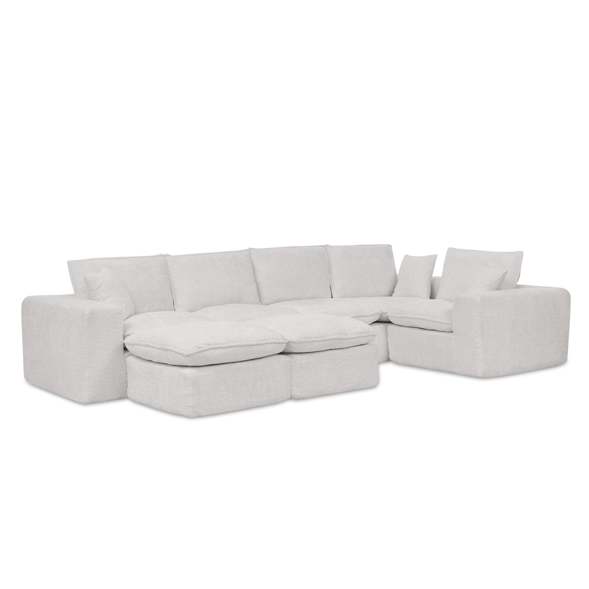 Sectional Sofa With Moveable Ottoman