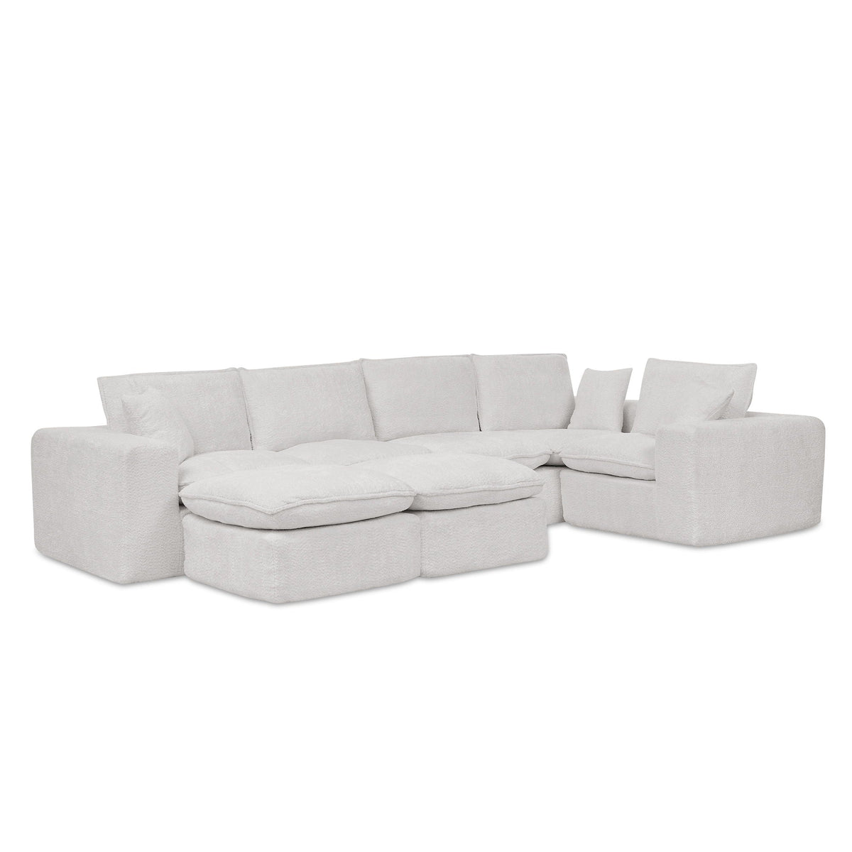 Sectional Sofa With Moveable Ottoman