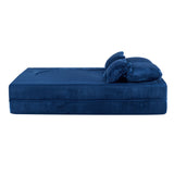 Queen Size Foldable Sofa BedChenille Futon Couch