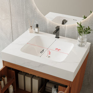 Mid-Century Free-Standing Bathroom Vanity