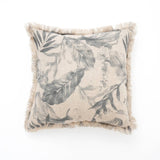 Handcrafted Printed Linen Cushion with Filler
