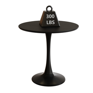 Modern Black Round Table