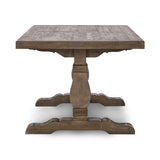 Auraeons Rectangular Dining Table with Trestle Base