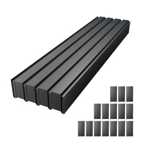 Galvanized Metal Roof Panel Length 72.8 inches - 15 Piece Set