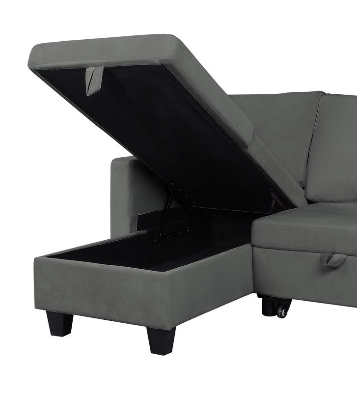 Nova - Reversible Sleeper Sectional Sofa With Storage Chaise