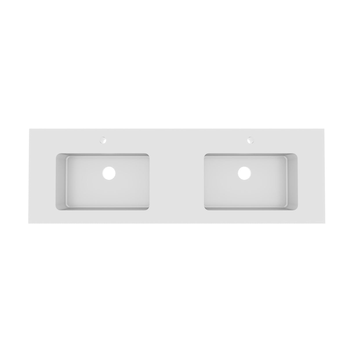BB0272Y131 Integrated Solid Surface Basin Without Drain and Faucet, Glossy