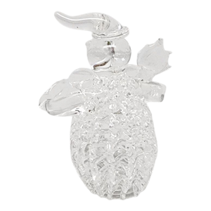 Spunglass Snowman Figurine