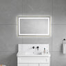 40 x 24 Inch LED Bathroom Mirror With Front And Backlight