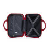 14'/20' 2 pcs ABS Spinner Wheel Luggage Set with Combination Lock and Front Opening Design