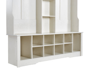 Itaar Hall Tree with Bench and Shoe Storage