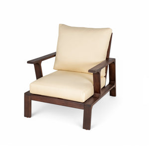 4-Piece Outdoor Sofa Set with Cushions and Coffee Table