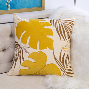 Autumn Vibes Leaf Accent Pillow - 2 Pack