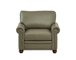Elegant Leather Accent Chair