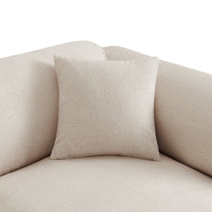 U_Style Luxury Living Room Double-Needle Cut Velvet Sofa