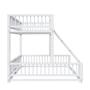 Bunk Bed With Ladder And Safety Guardrails