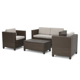 4 Piece Outdoor Set (Beige)
