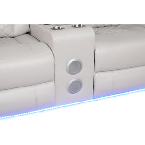 Benz - Power Recliner Set With LED Lighting And USB Charging