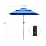 The Effortless Crank-Open 9' Patio Umbrella
