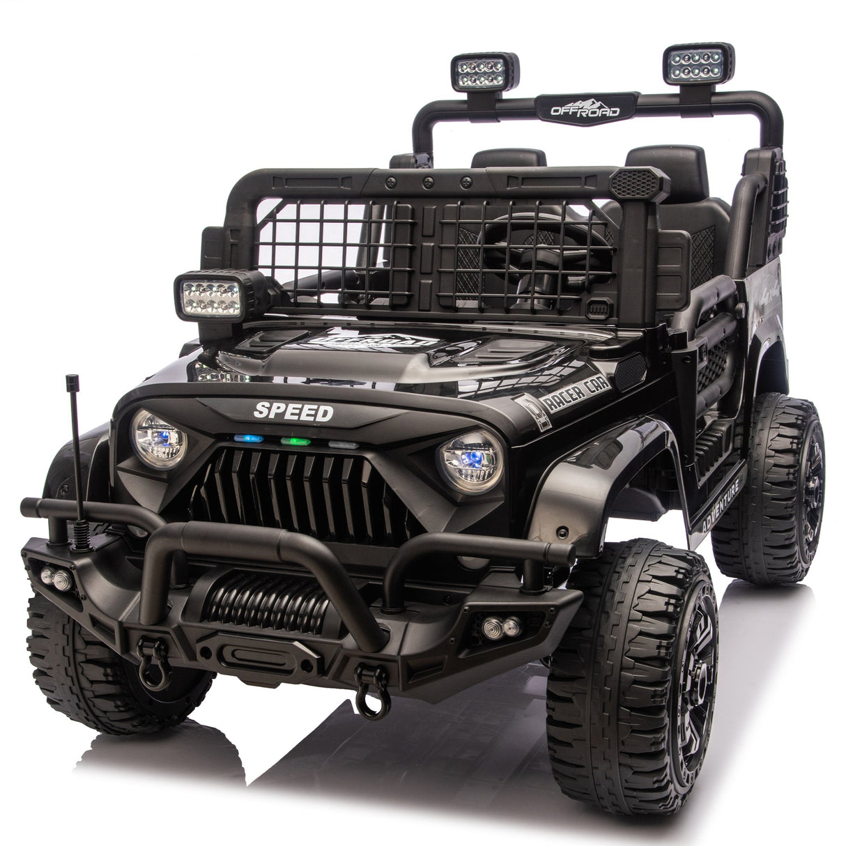 24V 100W Two-Seater Kids Ride On Car with Remote Control
