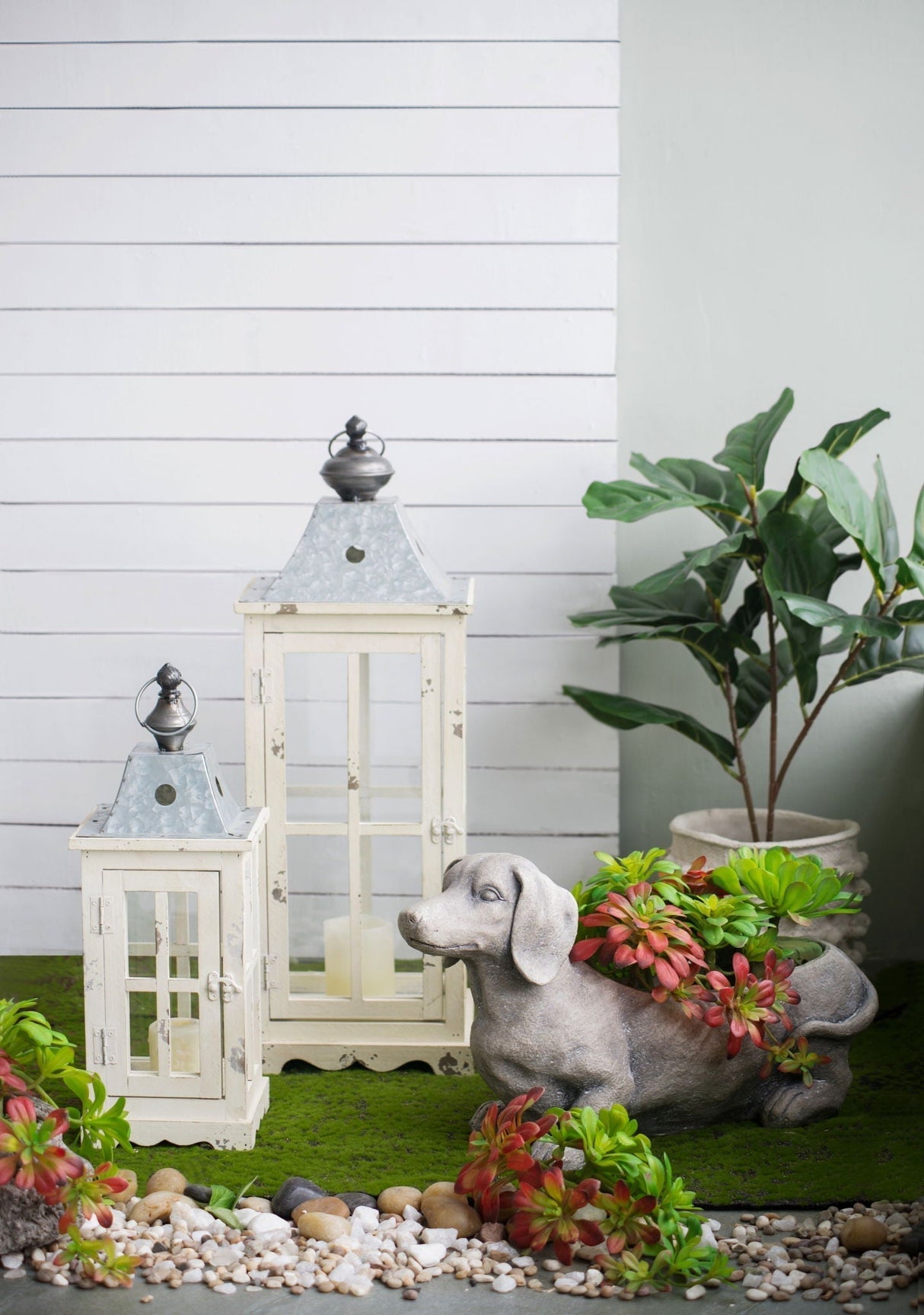 Wooden Candle Lantern DecorativeHurricane Lantern Holder